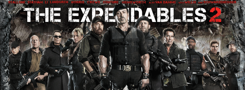 Chuck Norris in 'The Expendables 2'